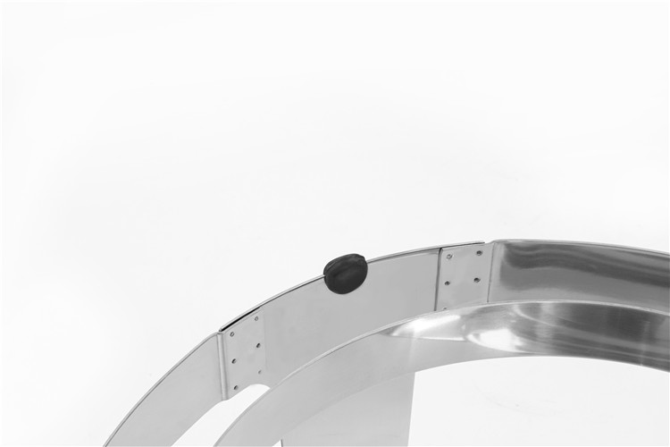 6QT round roll top cover stainless steel hotel buffet chafing dish (5)