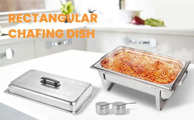 9QT stainless steel hotel buffet chafing dish (3)